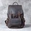 Mochila Retro de Cuero Crazy Horse para Hombre