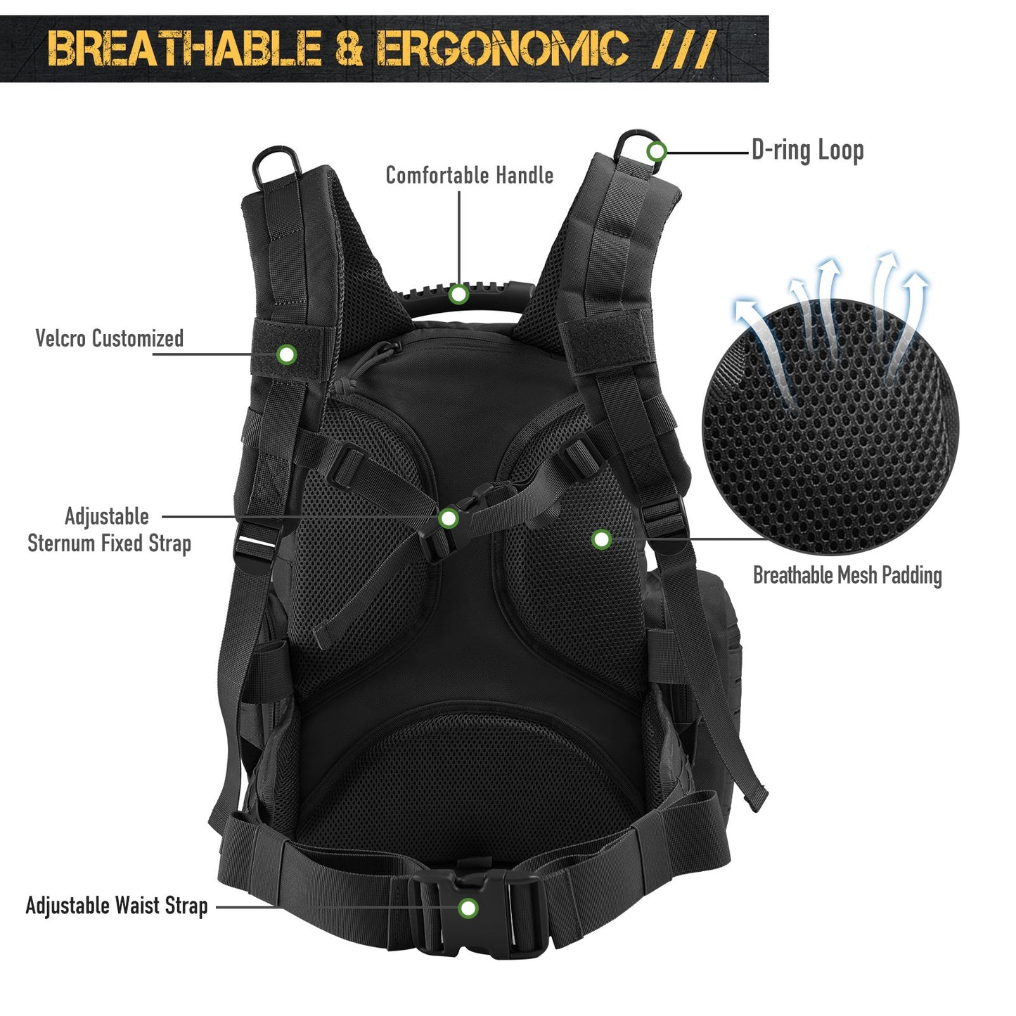 Outdoor Tactics EDC Backpack - Versatile Military Style