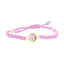 Natural Glass Bracelet in Sterling Silver