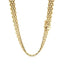 14k Yellow Gold Multi-Row Panther Link Necklace