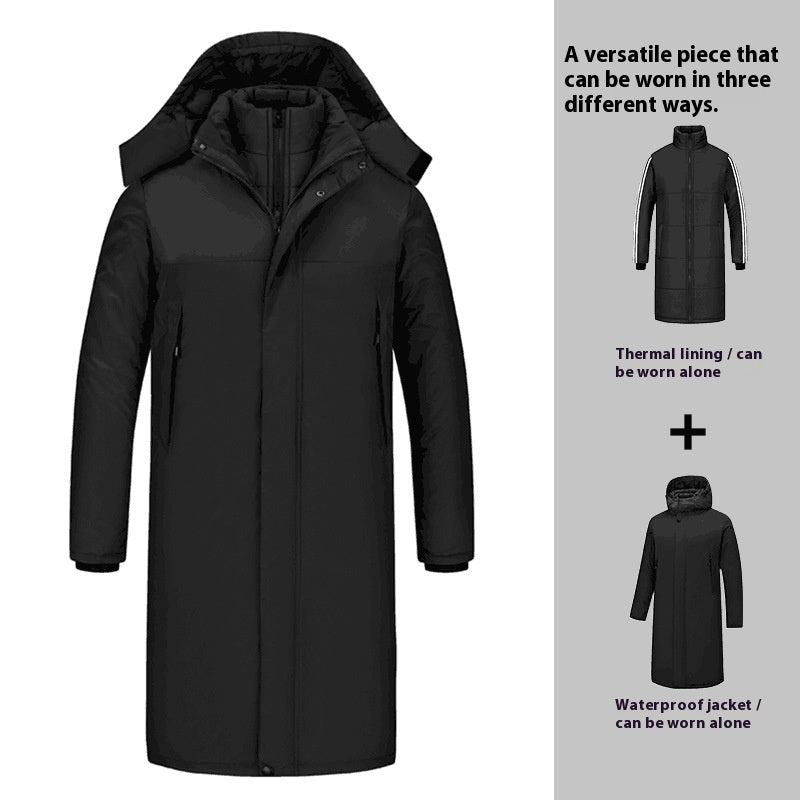 Premium Waterproof Long Shell Jacket for Outdoor Comfort