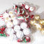 6cm Hand-Painted Christmas Ball Ornaments