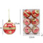 6cm Hand-Painted Christmas Ball Ornaments