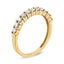 IGI Certified 1/2 Cttw Diamond 10K Yellow Gold Wedding Ring - Size 7