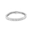 Pulsera de Tenis de Diamantes de Corte Princesa en Oro Blanco de 14K - 5.00 Cttw