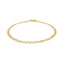 Bracelet en lien marin en or jaune 14 carats - 3,2 mm