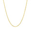 Cadena de eslabones de cable cortada con diamante de oro amarillo de 14k - 1.4mm