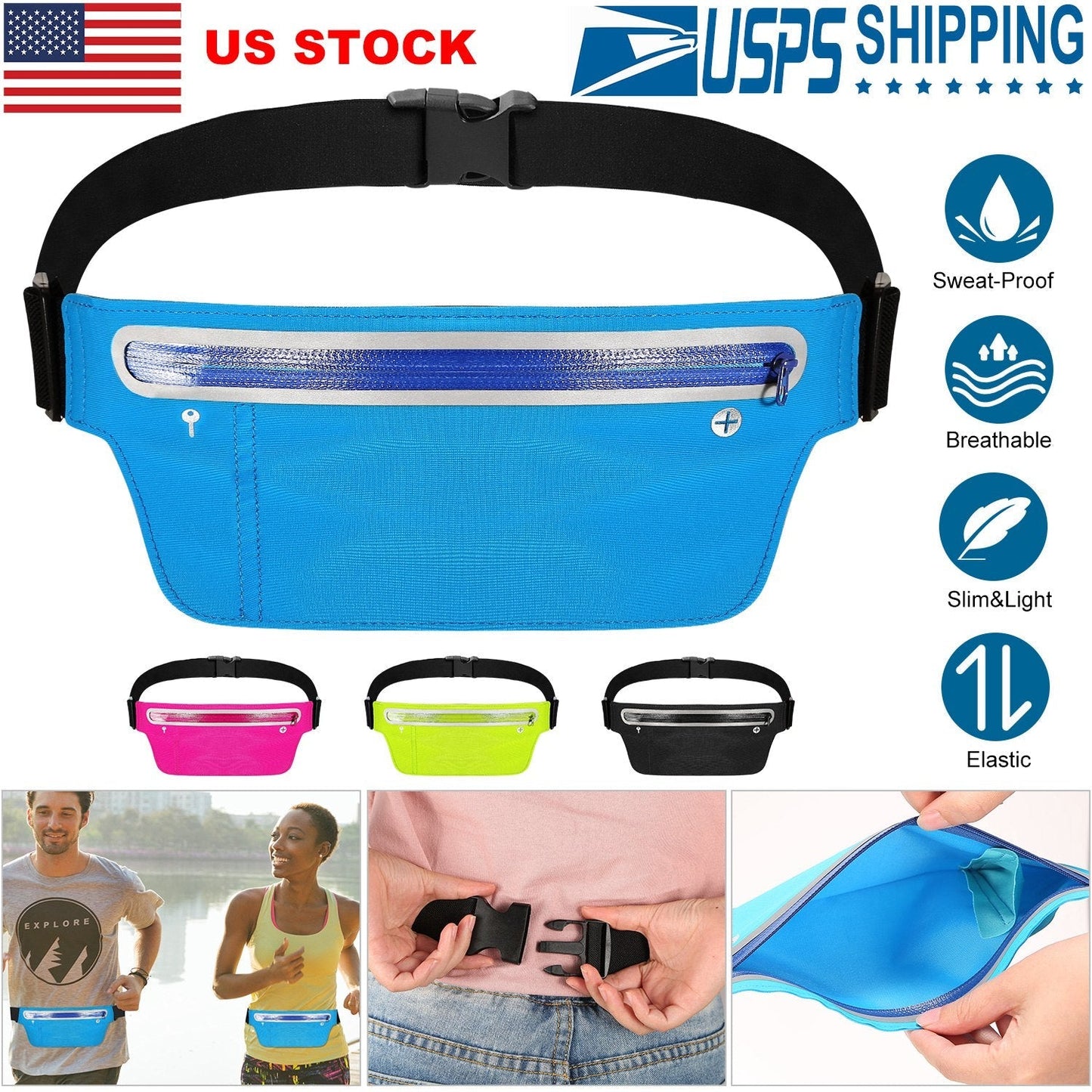 GBruno Unisex Sport Waist Pack