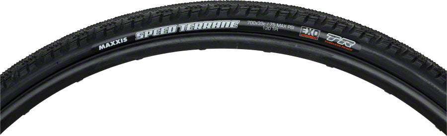 Neumático Maxxis Speed Terrane - 700 x 33 Tubeless Plegable Negro Doble EXO