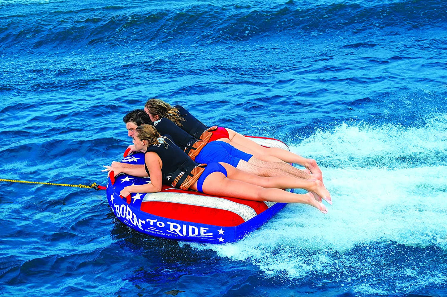 WOW Watersports Nacido para Montar Towable de 3 Personas