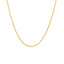 Chaîne en Or Jaune 14k en Blé Ronde - 1,0 mm