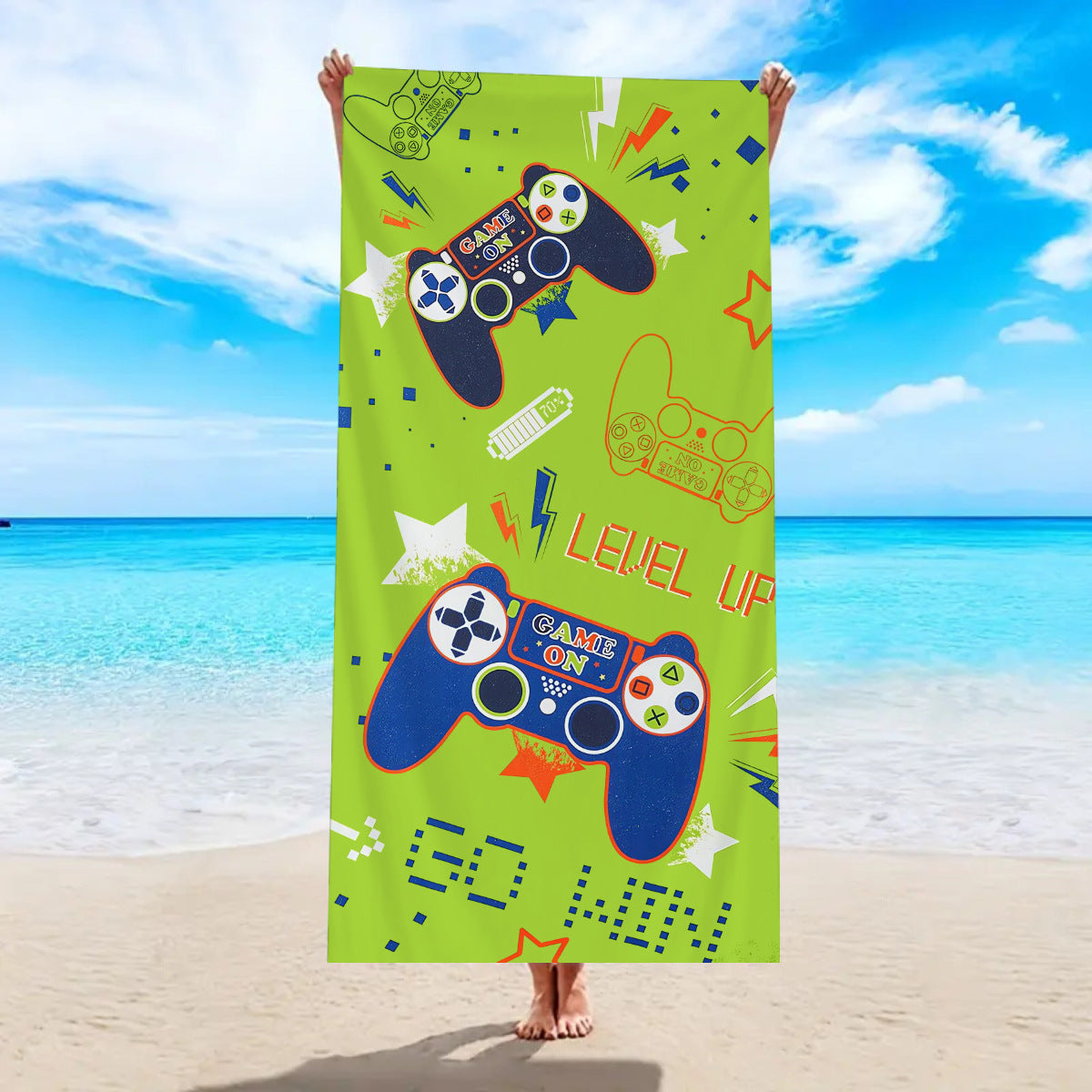 Quick-Drying Double-Sided Microfiber Beach Towel