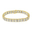 14K Yellow Gold Diamond Link Bracelet - 5.50 Cttw