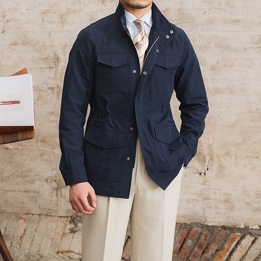 Chaqueta Retro Impermeable Ligera para Hombres