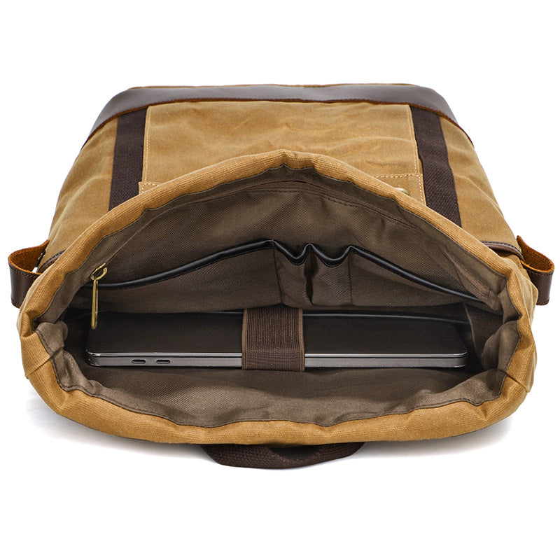 Premium Horse Leather Multifunctional Hiking Backpack