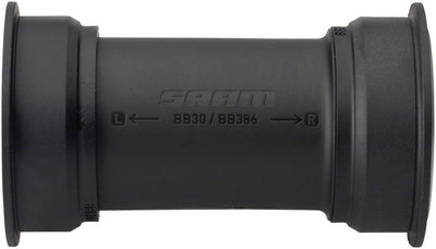 SRAM DUB PressFit BB386 Bottom Bracket - 86mm Road Black