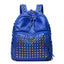 Sac à dos pour ordinateur portable de grande capacité avec design clouté
