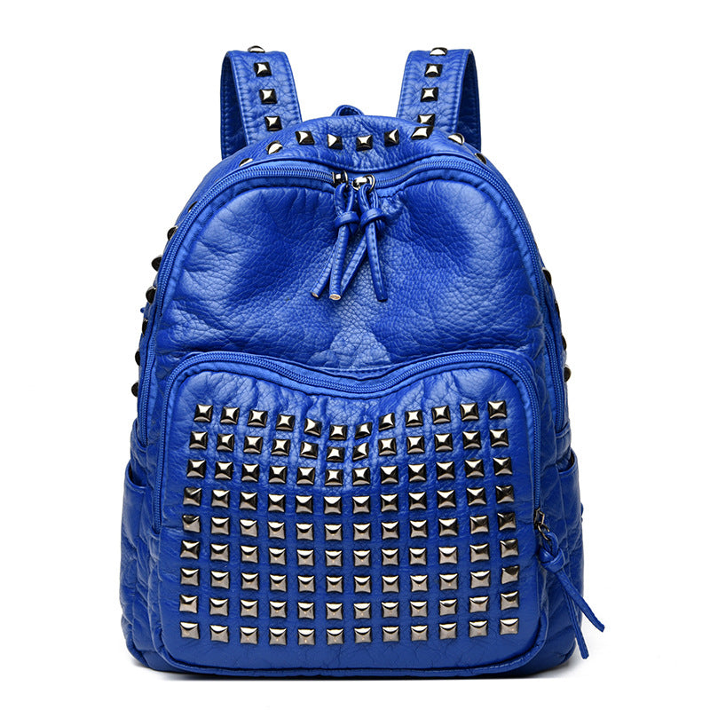 Sac à dos pour ordinateur portable de grande capacité avec design clouté