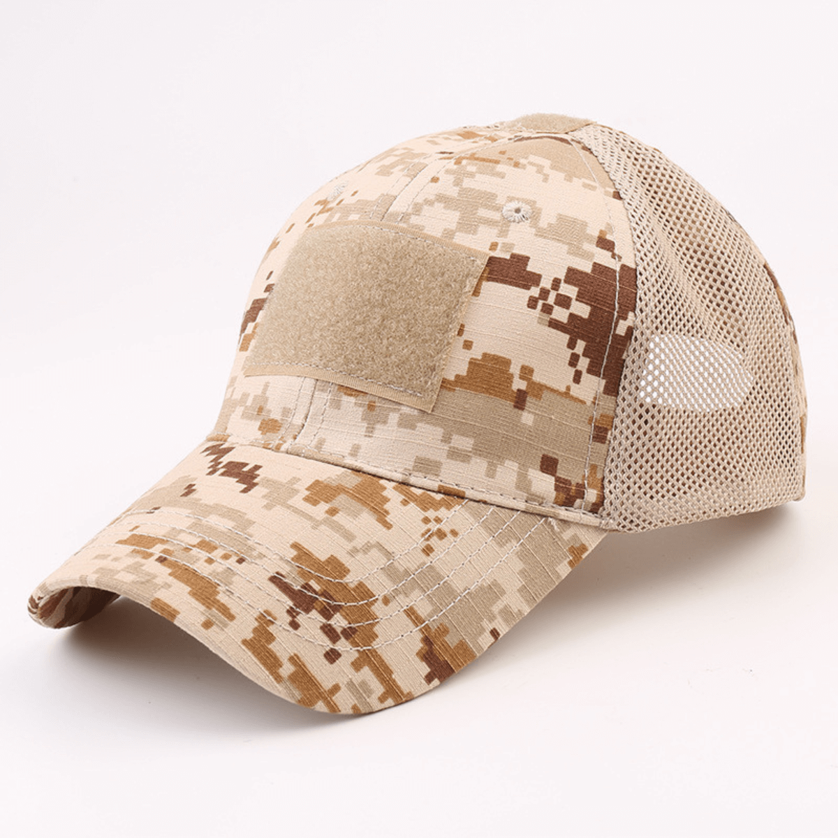 Casquette à patch de style tactique avec sangle réglable