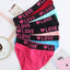 Vibrant 6-Pack Women's Seamless Bikini Briefs – Soft Cotton Underwear with Fun Alphabet Prints - Korvel