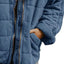 Plus Size Full Zip Quilted Bomber Jacket
