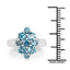 2.16 Carat London Blue Topaz Sterling Silver Engagement Ring