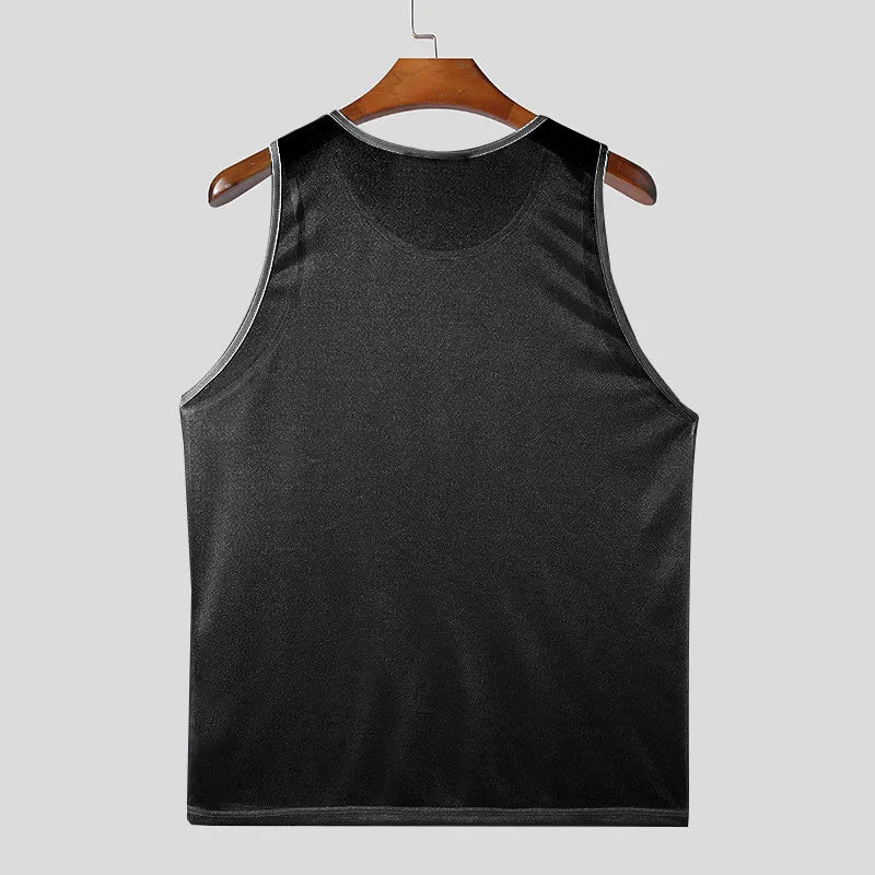 Débardeur à col rond grande taille pour hommes