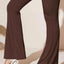Full Size High-Waist Flare Active Pants