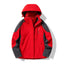 Three-in-One Waterproof Windproof Parka with Fleece Lining