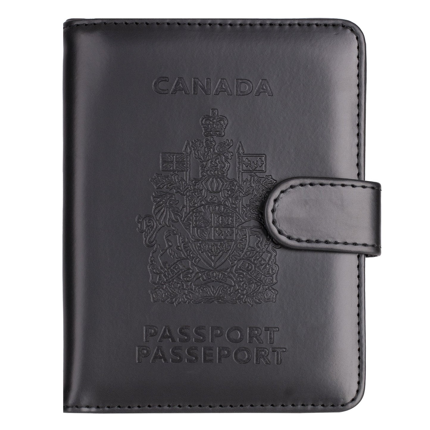 Housse de passeport anti-magnétique canadienne Buckle