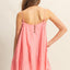 Vestido Mini Cami Flowy A-Line con Bolsillos