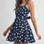 Chic Polka Dot Mini Dress with Unique Ricrac Trim – Perfect for Summer Fun - Korvel