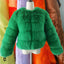 Elegant Faux Fur Patchwork Overcoat