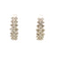 1.09ct Diamond Hoop Earrings in 14KT White Gold