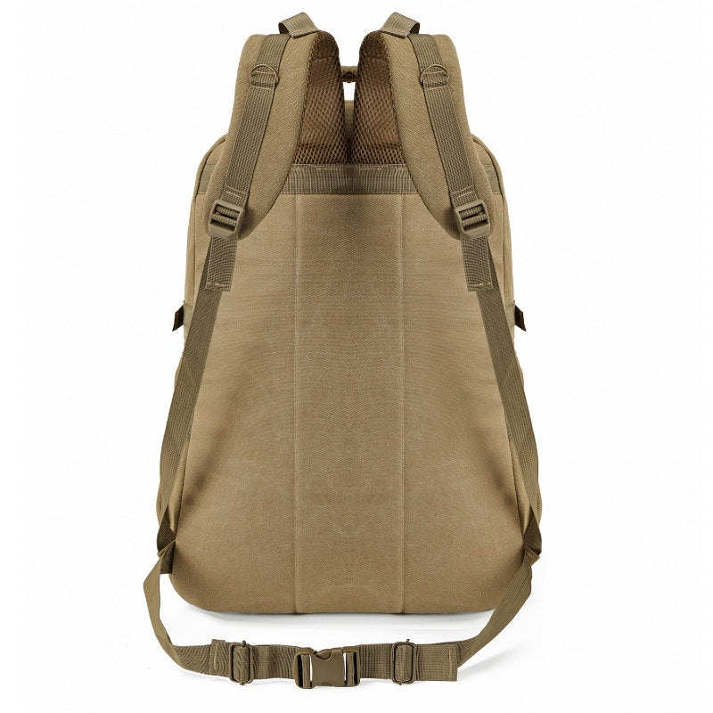 Mochila de senderismo de lona de gran capacidad y duradera