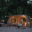Camping Outside Two Rooms One Hall Ridge Automatic Tent Waterproof - Korvel