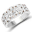 0.32 Carat Genuine Champagne Diamond Sterling Silver Ring