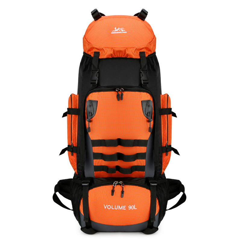 90L Large Capacity Outdoor Travel Backpack For Men, Waterproof And Durable Hiking Bag, Cotton Quilt, Luggage, Work Backpack - Korvel