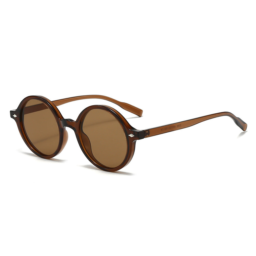 Gafas de sol retro ovaladas - Moda en champán puro
