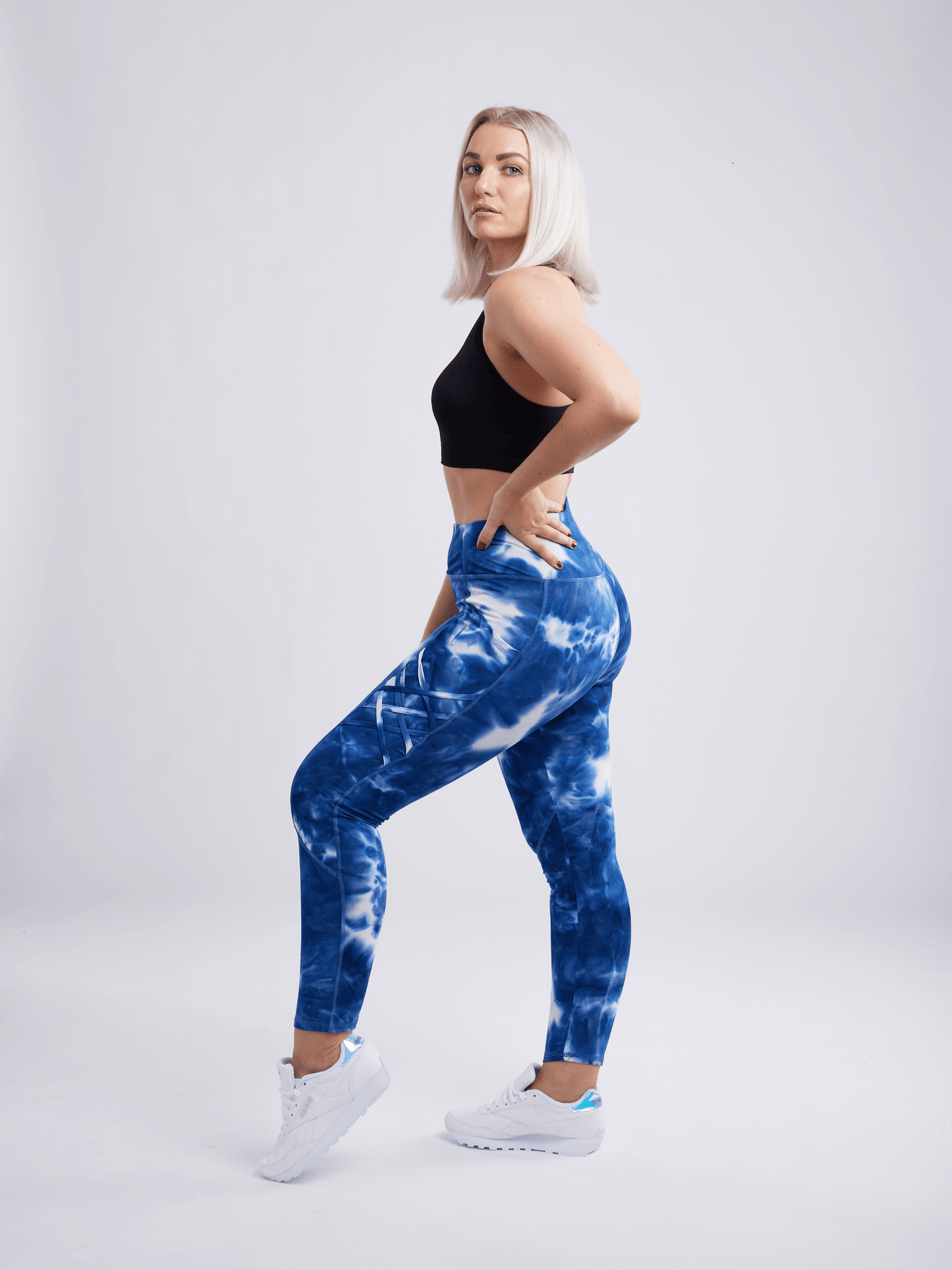 JupiterGear High-Waisted Criss-Cross Leggings with Pockets