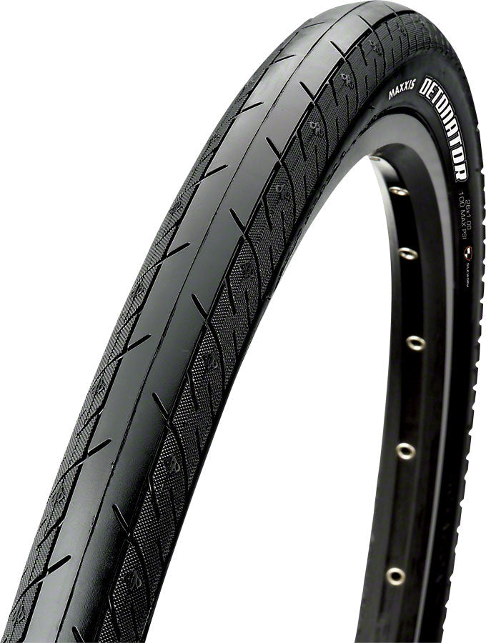 Neumático Maxxis Detonator - 700 x 28 Clincher Wire Negro