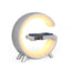 Intelligent G Shaped LED Lamp with Bluetooth Speaker & Wireless Charger