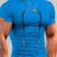 Camiseta Activa de Cuello Mock de Talla Grande para Hombre