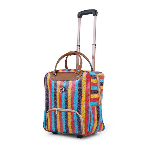Stylish PU Trolley Case for Effortless Travel