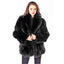 Stylish Fox-Fur Lapel Coat for Women