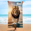 Double-Sided Velvet Beach Towel - Quick-Drying & Soft
