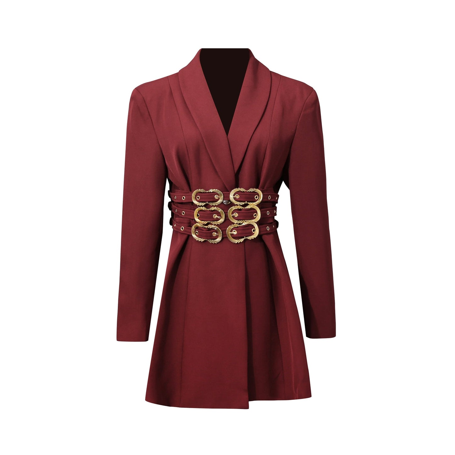 Elegant Slim-fit Solid-color Blazer for Commuters