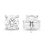 Boucles d'oreilles en diamant blanc véritable de 0,80 carat en or blanc 14 carats