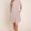 V-Neck Short Sleeve Dress with Pockets for Women