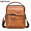 Sac messager pour homme premium - Sac bandoulière en PU cuir élégant